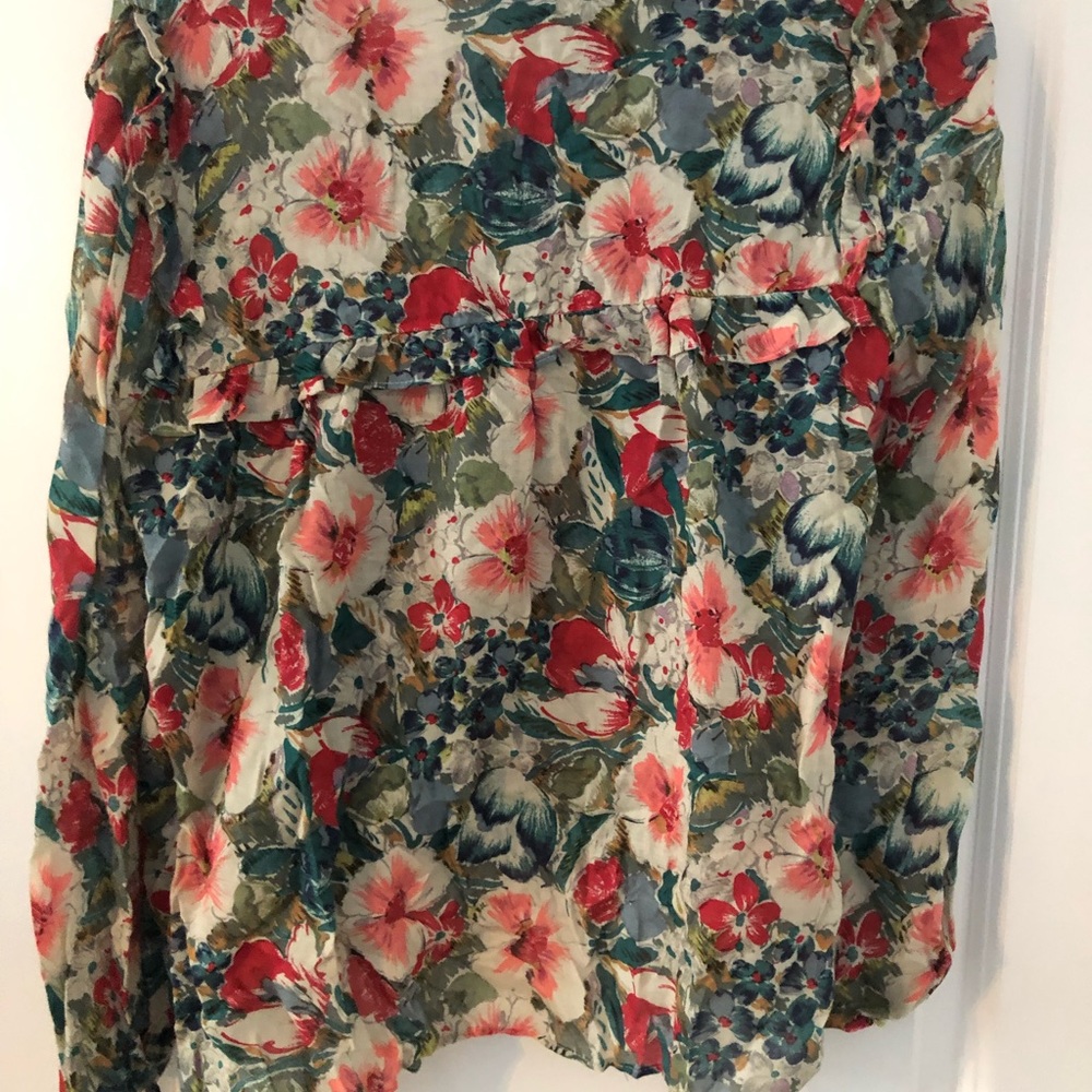 Beautiful flower pattern blouse - Picture 3 of 3